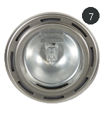 Brushed Chrome Xenon Puck Light